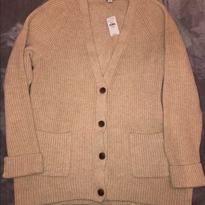 Gap cream cardigan XL